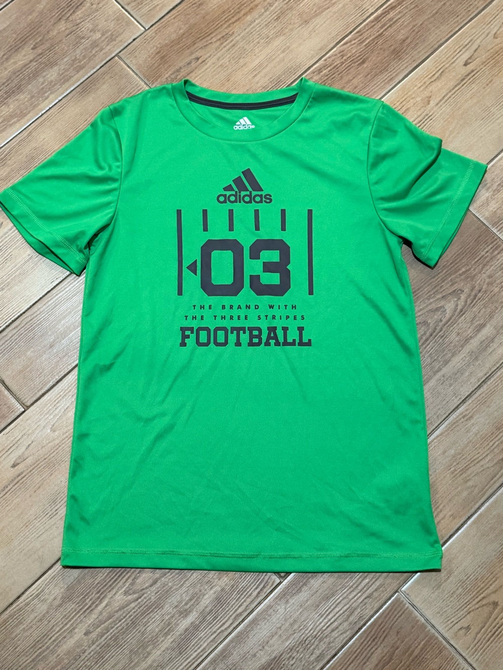 adidas Green Football Graphic Tee